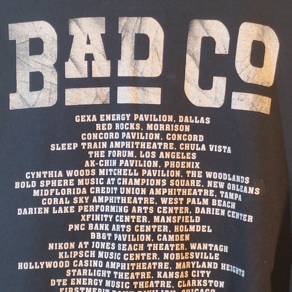 Bad Company Logo Mens T Shirt Music Classic Concert Rock Band Tee Black XL 2016 - Picture 11 of 13